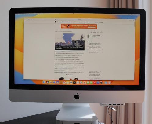 iMac 27” model 2017 4,2Ghz Quad-core i7 32GB, SSD 2TB, Computers en Software, Apple Desktops, Zo goed als nieuw, iMac, SSD, 4 Ghz of meer