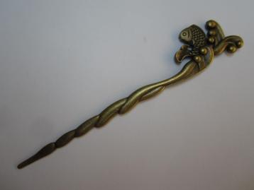 Oude Chinese haarspeld van koper 4472B# beschikbaar voor biedingen