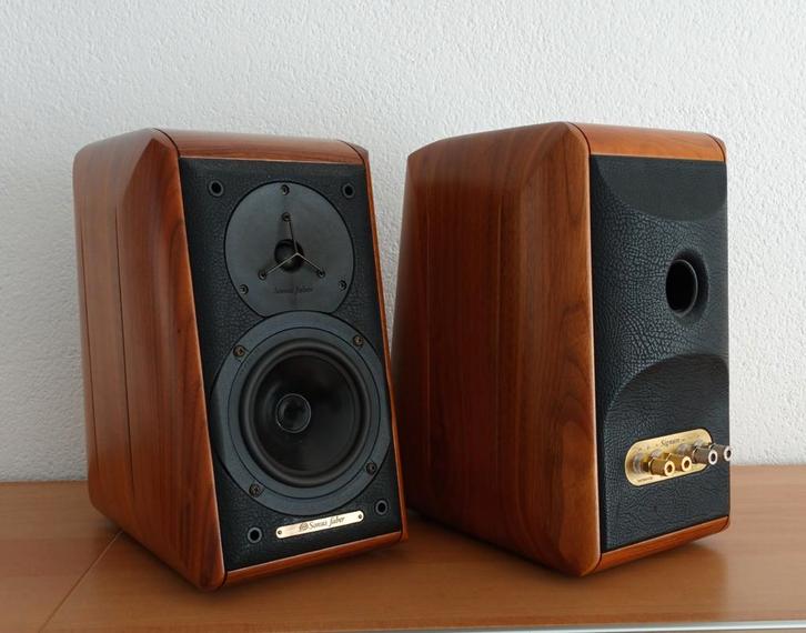 Sonus Faber Signum luidsprekers, Audio, Tv en Foto, Luidsprekers, Zo goed als nieuw, Front, Rear of Stereo speakers, 120 watt of meer