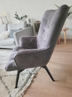 Grijze fauteuil, Ophalen, Zo goed als nieuw, Overige materialen