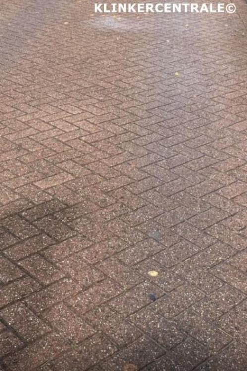 ROOIKORTING 400m2 heiderood betonklinkers straatstenen bkk, Tuin en Terras, Tegels en Klinkers, Gebruikt, Klinkers, Beton, 10 m² of meer