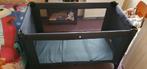 Prenatal kampeerbed met matras 125x65 cm, blauw, hoofdeind u, Ophalen, Zo goed als nieuw, Minder dan 140 cm, Matras