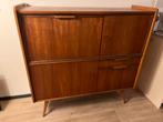 Vintage (jaren 60) dressoir, high board, wandmeubel, Huis en Inrichting, Gebruikt, Ophalen of Verzenden, Minder dan 150 cm, Minder dan 100 cm