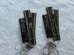 2 elektrische Fleischmann wissels rechts, Hobby en Vrije tijd, Modeltreinen | H0, Gebruikt, Gelijkstroom, Fleischmann, Rails