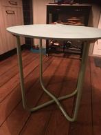 Slaapkamertafel buisframe jaren 50 vintage tafel., Ophalen