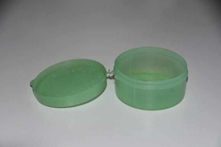 Oude aaspot / aasdoos pierenbak vissen hengelsport, Watersport en Boten, Hengelsport | Algemeen, Gebruikt, Ophalen of Verzenden