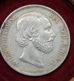 Zilveren Rijksdaalder Willem III perfecte staat, Zilver, 2½ gulden, Ophalen of Verzenden, Koning Willem III