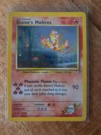 Blaine's Moltress, Hobby en Vrije tijd, Verzamelkaartspellen | Pokémon, Ophalen of Verzenden, Zo goed als nieuw, Losse kaart, Foil