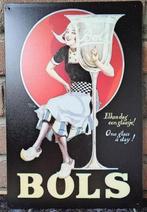 Bols Genever Pub Bar keet Vintage Stijl Metalen Wandbord, Nieuw, Verzenden