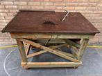 Oude zaag tafel, Antiek en Kunst, Antiek | Gereedschap en Instrumenten, Ophalen