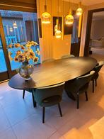 Eetkamer set luxe (tafel met 6 stoelen), Huis en Inrichting, Tafels | Eettafels, Rechthoekig, Zo goed als nieuw, Ophalen