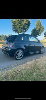 Fiat 500 1.4 Abarth Competizione 595C 2013 Zwart, Auto's, Fiat, Voorwielaandrijving, Zwart, 4 cilinders, Cabriolet