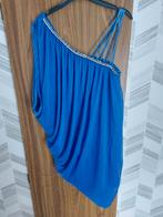 Mooie blauwe jurk - maat L, Blauw, Maat 42/44 (L), Ophalen of Verzenden, Zo goed als nieuw