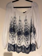 Bodyflirt ( bonprix ) ibiza / boho blouse maat 52, Ophalen of Verzenden, Zo goed als nieuw, Wit, Blouse of Tuniek