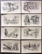 Ansichten Purmerend Maarten Oortwijn Tekeningen Vintage, Ophalen of Verzenden, 1980 tot heden, Ongelopen, Noord-Holland