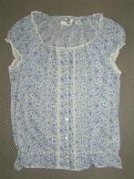 Lief gebloemde blouse maat 34., H&M, Blauw, Nieuw, Ophalen of Verzenden
