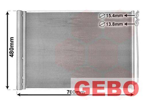BMW F10/F11 2010 T/M 2017 Condensor met Droger ActiveHybrid, Auto-onderdelen, Motor en Toebehoren, BMW, Nieuw, 6 maanden garantie