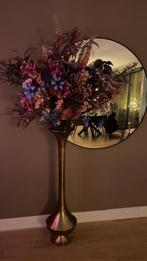 Vaas met zijdebloemen - Prachtige decoratie, Ophalen, Overige materialen, Overige kleuren, Zo goed als nieuw