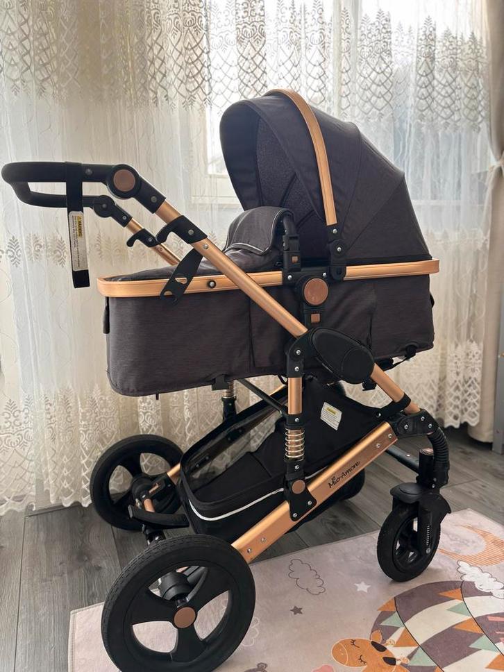 Mooie Combiwagen - Mio Amore Met autostol, Kinderen en Baby's, Kinderwagens en Combinaties, Zo goed als nieuw, Combiwagen, Overige merken