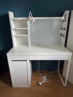Micke Bureau met Opbouw en Lampjes, Ophalen, Zo goed als nieuw, Bureau
