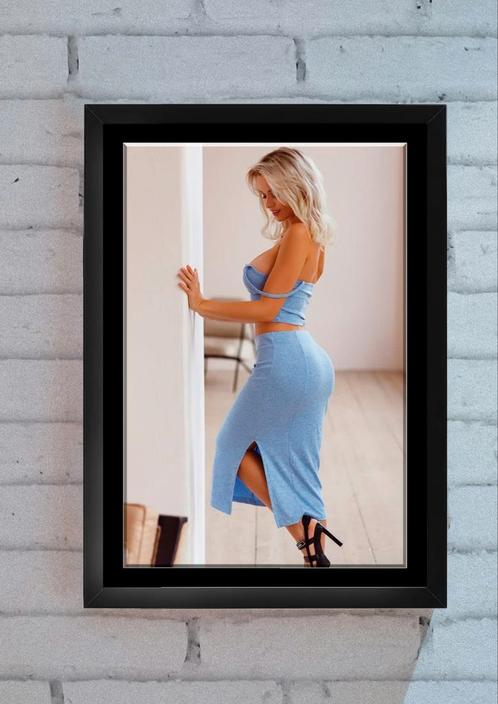 Framed A3 Poster – Anime Cosplay – Sexy Cosplay / Fantasy, Audio, Tv en Foto, Fotografie | Fotolijsten, Zo goed als nieuw, Ophalen of Verzenden