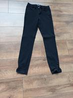 leuke zwarte merk stretch broek met rits aan de pijpen 34, Kleding | Dames, Broeken en Pantalons, Zwart, Nieuw, Ophalen of Verzenden