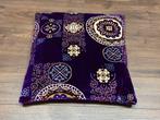 Vloerkussen | Zacht Turks tapijt | Handwerk | 63x63cm, ., Paars, Vierkant, Nieuw