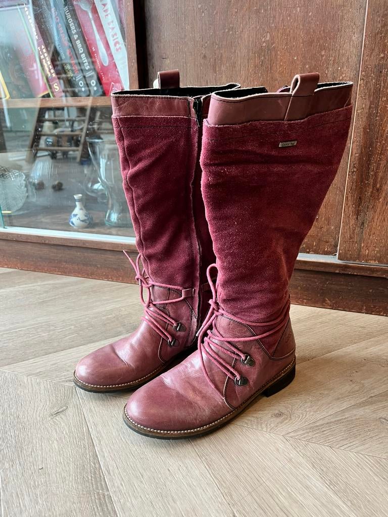 Mooie Gabor laarzen - maat 36, Hoge laarzen, Ophalen of Verzenden, Zo goed als nieuw, Rood