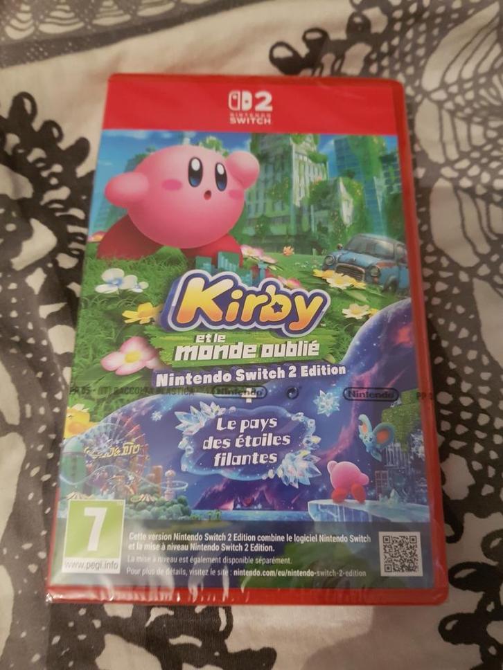 Kirby en de Vergeten Wereld + Sterrenwereld Switch 2 €55, Spelcomputers en Games, Games | Nintendo Switch, Zo goed als nieuw, Avontuur en Actie