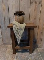 Houten tafeltje - kruk, 45 tot 60 cm, Minder dan 55 cm, -, -