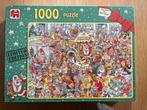 Jumbo 1000 stukjes puzzel - Kerstinkopen, Ophalen of Verzenden, 500 t/m 1500 stukjes, Zo goed als nieuw, Legpuzzel