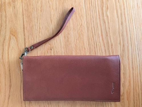 Pony Leren Reisportemonnee - Bruin - Goede Staat, Sieraden, Tassen en Uiterlijk, Portemonnees, Zo goed als nieuw, Overige merken