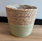 Rotan bloempot, Huis en Inrichting, Mand, Rond, Ophalen of Verzenden, Zo goed als nieuw