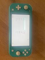 Nintendo Switch Lite Aqua + Minecraft, Ophalen of Verzenden, Turquoise, Zo goed als nieuw, Met beschermhoes of tas