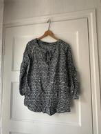Mooie donkerblauw bohemian geprinte tuniek blouse By Jenn L, Blauw, Maat 42/44 (L), Ophalen of Verzenden, Zo goed als nieuw