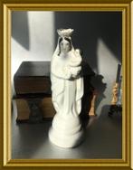 Antiek wit porseleinen Mariabeeldje, Ophalen of Verzenden