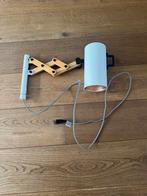 Wandlamp wit uittrekbaar en dimbaar, Huis en Inrichting, Lampen | Wandlampen, Ophalen of Verzenden, Zo goed als nieuw