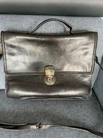 Lederen dames schoudertas,, kleur zwart., Sieraden, Tassen en Uiterlijk, Tassen | Schoudertassen, Ophalen of Verzenden, Zo goed als nieuw