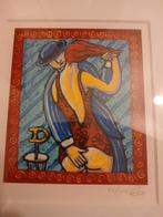 Jacques Tange zeefdruk, Ophalen