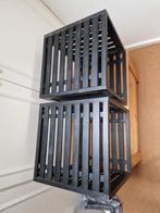 Zwarte kubus nachtkastjes ,tafeltje.ikea., Huis en Inrichting, Ophalen of Verzenden