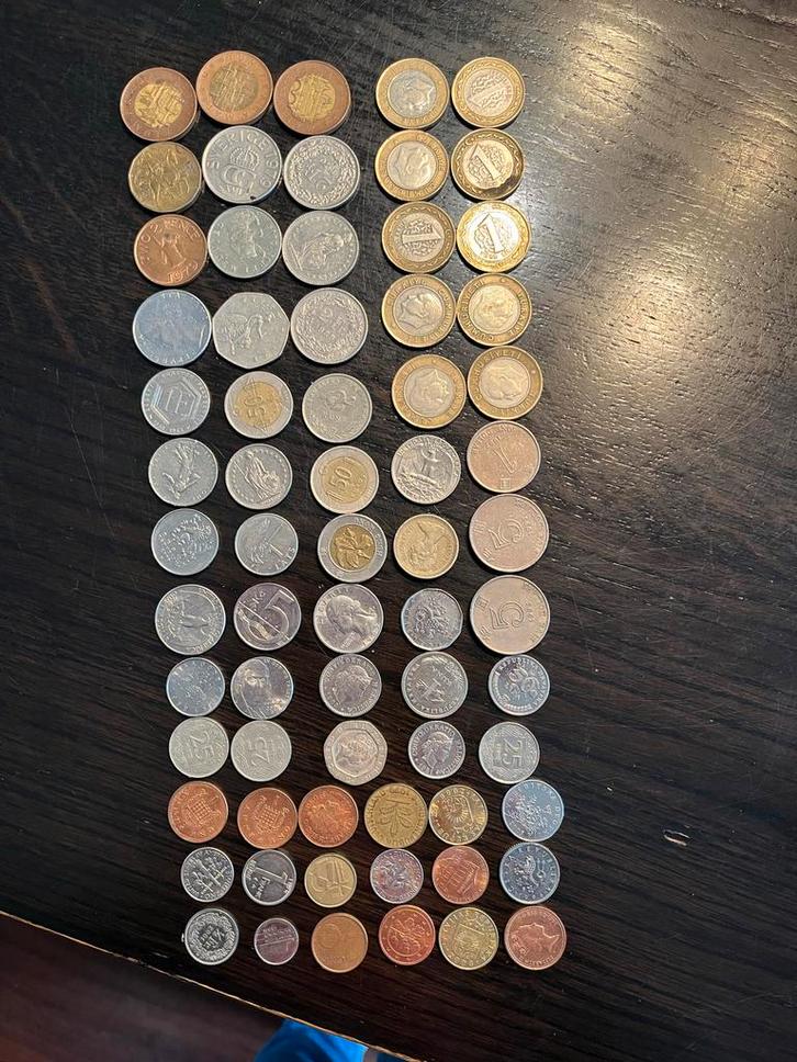 Diverse verzameling buitenlandse munten, Postzegels en Munten, Munten en Bankbiljetten | Verzamelingen, Munten, Buitenland, Ophalen of Verzenden