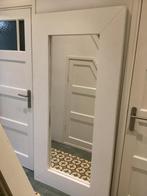 IKEA houten spiegel , groot , wit geschilderd, Huis en Inrichting, Woonaccessoires | Spiegels, Ophalen, Gebruikt, 75 tot 100 cm