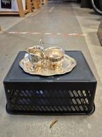 Verzilverd Koffie/Suiker/Melk Set, Ophalen of Verzenden
