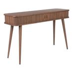 Barbier Console Tafel Walnoot, Huis en Inrichting, Kasten | Dressoirs, Ophalen, 100 tot 150 cm, Zo goed als nieuw, 25 tot 50 cm