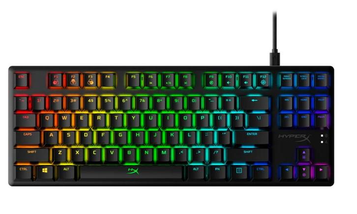 HYPERX Alloy Origins Mechanical keyboard +GIFT, Computers en Software, Toetsenborden, Zo goed als nieuw, Qwerty, Bedraad, Gaming toetsenbord