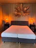 Tweepersoonsbed 160x200 incl topper en headboard, Huis en Inrichting, Slaapkamer | Bedden, Ophalen, Gebruikt, Tweepersoons, 200 cm