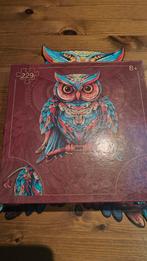 Premium artefact houten puzzel uil, Ophalen of Verzenden, Minder dan 500 stukjes