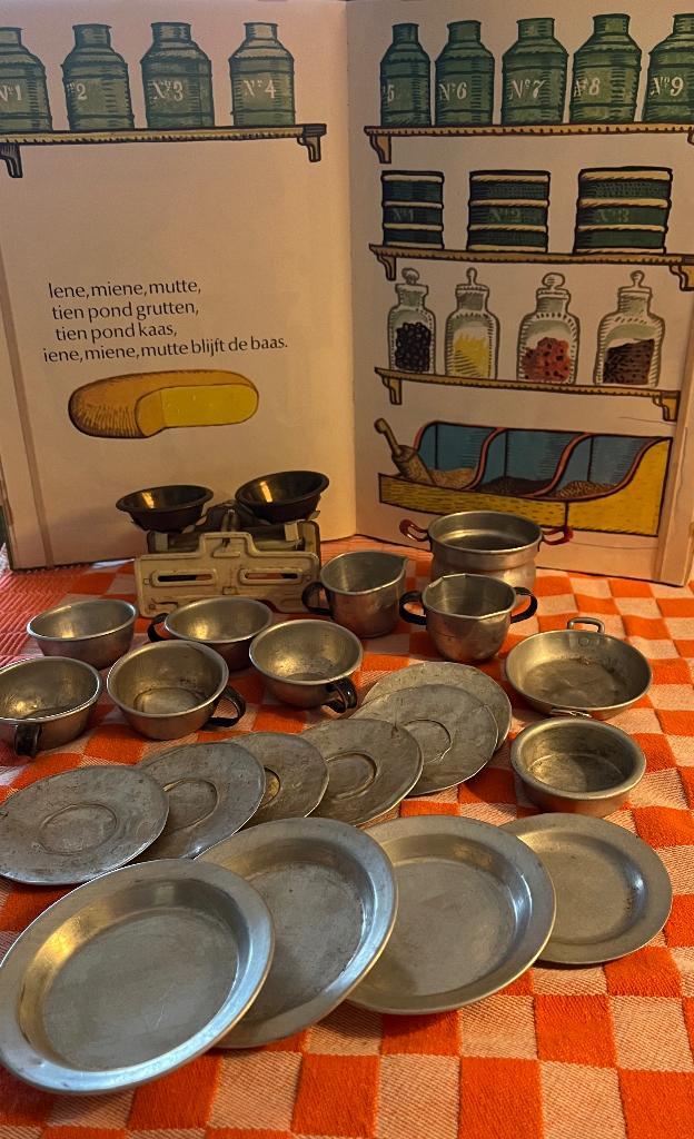 antiek keuken- en poppenhuisspeelgoed, Kinderen en Baby's, Speelgoed | Speelkeukens, Gebruikt, Speelkeuken-accessoire, Overige materialen