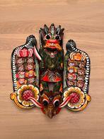 Groot Sri Lankaans Houten Masker, Ophalen of Verzenden