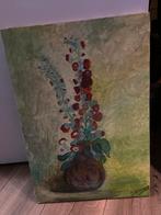 Klassiek schilderij bloemen in vaas, Antiek en Kunst, Kunst | Schilderijen | Klassiek, Ophalen of Verzenden